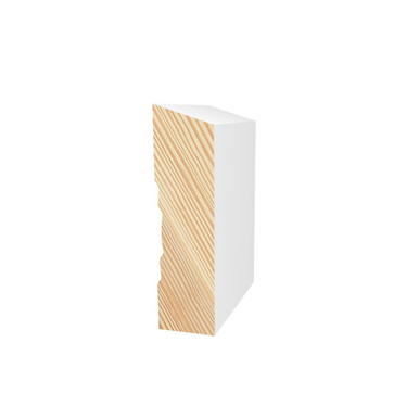 138 x 18 Primed Pine Moulding Bevel Profile 5.4m 138 x 18 Primed Pine Moulding Bevel Profile 5.4m