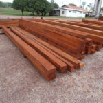 150 x 150 Mixed Hardwood Sawn Finish Unseasoned F14