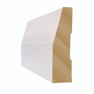 42 x 18 Primed Pine Moulding 25mm Half Splay Profile 5.4m 42 x 18 Primed Pine Moulding 25mm Half Splay Profile 5.4m