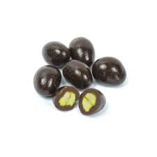 Pistaches de chocolat noir