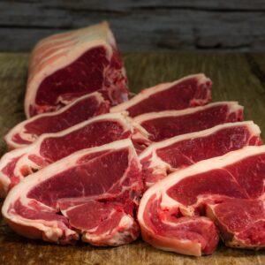 Steak de croupion de l'agneau herbeux (surgelé, non vieilli)