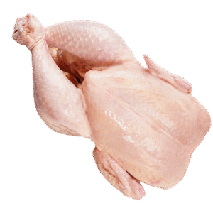 Poulet entier biologique