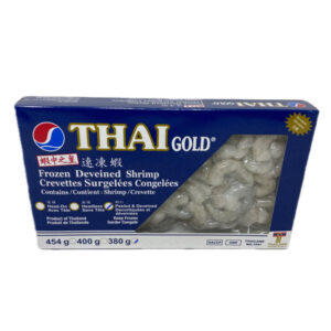 Crevettes congelées de Thaigold pelées et dévorées